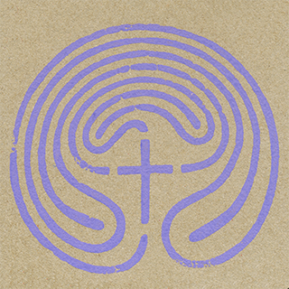 labyrinth linoprint